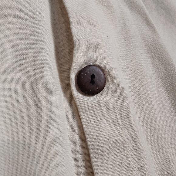 West Elm Blue Ivory Crewel Honeycomb Pillow Cover Case 18 x 18in Square Button - Picture 4 of 5